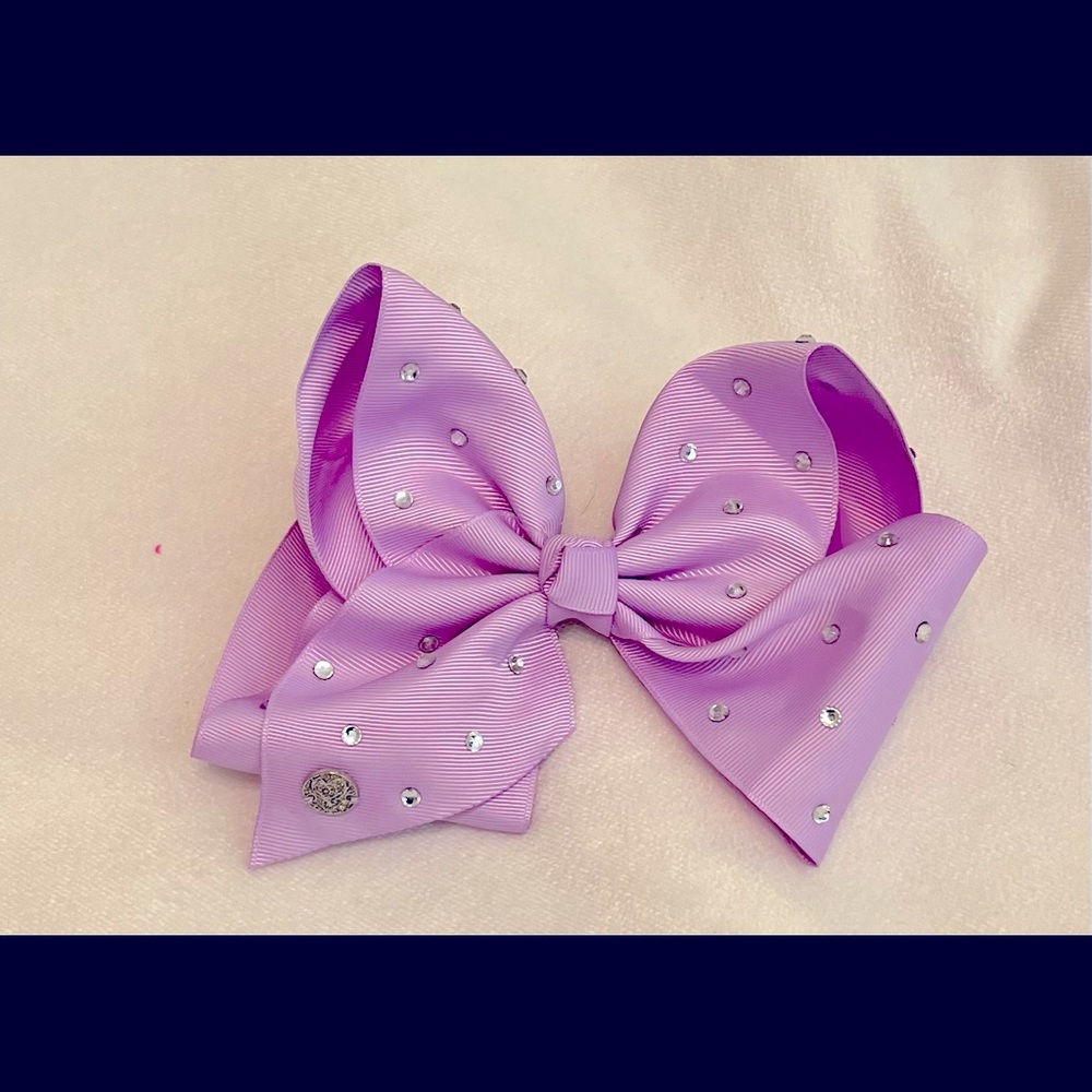Jojo Siwa Bow Light Purple with Rhinestones